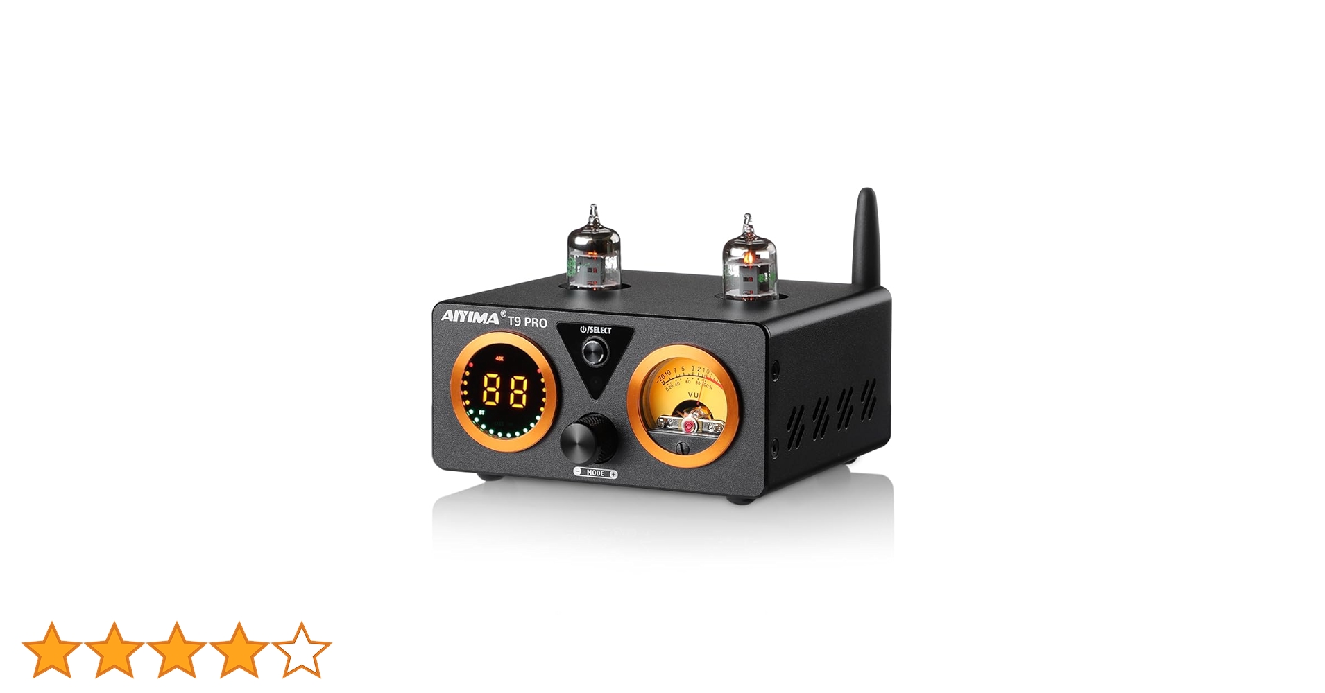 【美品】Aiyima Bluetooth 5.0高音質 真空管デジタルアンプ Aiyima-真空管アンプ,usb dacステレオ,Bluetooth 5.0,同軸opt,vu